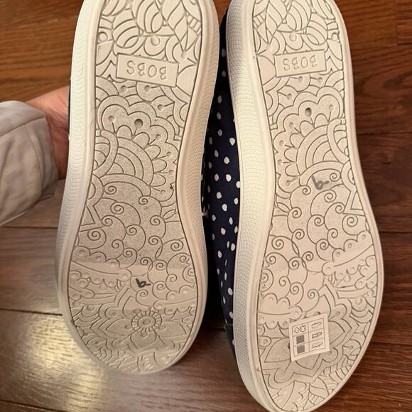 Skechers BOBS B Cute "Dot Dot Dot" Women’s Canvas Sneakers Size 9 - Picture 7 of 8